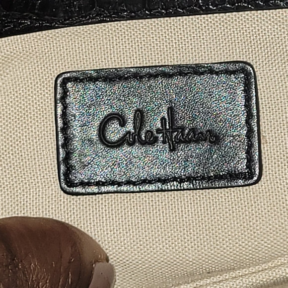 Cole Haan Clutch Art Deco Crocodile Alligator Leather Bag - Picture 3 of 3